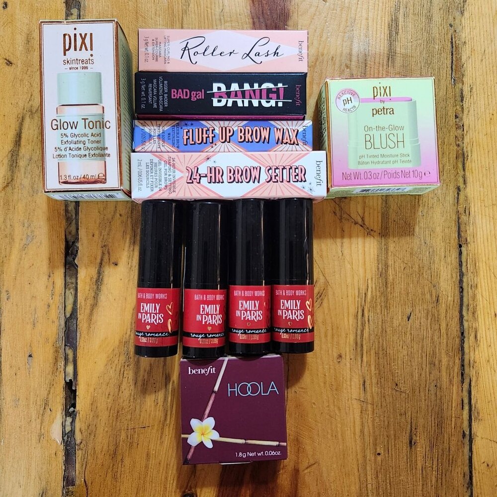 Assorted Make Up Beauty & Skincare Bundle 45pc Pixi Benefit Pacifica Bath Body - Picture 5 of 8